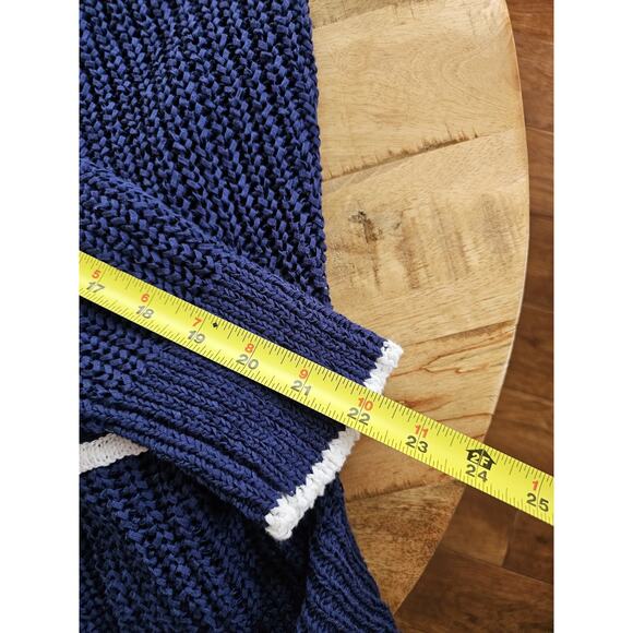 J. Crew Textured Sailor Sweater Women's Size XL Relaxed Nautical Saint-Tropez - Picture 10 of 10